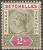 SEYCHELLES - 1890 2c Queen Victoria. Scott 1. Mint Hinged * - Seychelles (...-1976)