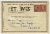 LETTRE CARTE 1952 ST IVES  6 VUES DE CAMBORN  ( CORNWALL  ) POUR PARIS - SOUVENIR  LETTER CARD - Altri & Non Classificati