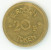 EUROCOIN TOKEN;JETON;GETTONE- 2Op;DIRECT MACHINE DISTRIBUTORS-FLAT EDGE,NICE GRADE-DIAMETER-25 Mm - Other & Unclassified