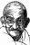 (NZ10-057  )  Mahatma Gandhi , China Postal Stationery -Articles Postaux -- Postsache F - Mahatma Gandhi