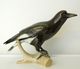 Statuette ROYAL DUX Oiseau Bird Porcelaine Réveilleur Lifesize Figurine - Autres & Non Classés