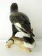 Delcampe - Statuette ROYAL DUX Oiseau Bird Porcelaine Réveilleur Lifesize Figurine - Andere & Zonder Classificatie