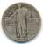 1929 , STANDING LIBERTY QUARTER - 1916-1930: Standing Liberty (Liberté Debout)