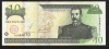 DOMINICAN  REPUBLIC  P168  10  PESOS  2001 #CG Signature 40    UNC. - Repubblica Dominicana