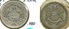 SYRIA FRANCAISE 1 LIVRE INSCRIPTIONS  FRONT & EAGLE BACK 1950-1369 AG SILVER VF KM85 READ DESCRIPTION CAREFULLY !!! - Siria