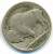 1916 , BUFFALO NICKEL , UNCLEANED COIN - 1913-1938: Buffalo