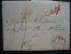 Lettre De MAASTRICHT Datée Du 22 Mai 1847 Vers LIEGE + Griffe Rouge "Na Posttijd" - Lettre Signée CRETZ - ...-1852 Préphilatélie