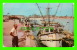 PROGRESO, YUCATAN, MEXICO - SHIPS (JUSY) IN THE DIKE - TRAVEL IN 1978 - - Mexico