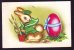 RABBIT, EGG, HUMOUR, 1967, CARD STATIONERY, ENTIER POSTAL, SENT TO MAIL,ROMANIA - Rabbits