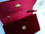 PETIT SAC ROUGE VELOURS / RIGIDE//BOUTON PRESSION //LIRE & VOIR !!! - Miniatures Womens' Fragrances (without Box)