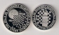 Yugoslavia 100 And150 Dinara 1990.PROOF .925 Silver 17g+13g  29th Chess Olympiad Commemorative Silver Coin - Yougoslavie