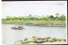 CHINA  Japanese Military Postcard  Sampan On River, Flying Japanese Flag    Unused - Chine