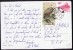 1987  Postcard To USA  Nice Franking  Bird  Folds Not Affecting The Stamps - Cartas & Documentos