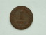 1880 - 1 Cent / KM 107 ( Uncleaned - For Grade, Please See Photo ) ! - 1849-1890 : Willem III