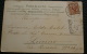 ITALIA 1903 - CARTOLINA CON AFFRANCATURA  AQUILA SABAUDA CENT 2 DEL 1901 - Storia Postale