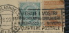 ITALIA 1922- CARTOLINA  ARTE  AFFRANCATA CON CENT 20 V.E. III DEL 1917 E CENT 5 DEL 1906 - Storia Postale