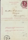 Belgique Entier Postal Schooten 1907 Wommelghem - Cartes-lettres