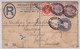 GB - 1898 - ENVELOPPE ENTIER POSTAL RECOMMANDEE TYPE VICTORIA De NEWCASTLE Pour Le DANEMARK - Briefe U. Dokumente