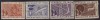 India Mint 1950, Set Of 4, Republic Issue, MNH &amp; MH, Cond., As Scan (4as Is Torn) - Unused Stamps