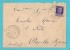 STORIA POSTALE BUSTA DA PIETRAVAIRANO PER ALTAVILLA IRPINA DEL 21-3-1935 - Marcofilie (Luchtvaart)