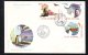 PINGUIN, ROMANIAN EXPLORERS IN POLAR REGIONS, 1986, COVER FDC, ROMANIA - Penguins