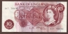 GB 10 SHILLINGS  1961-62  SERIAL D17 700182  P# 373a  Sign. L.K. O'Brien - 10 Pounds