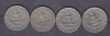 ETATS UNIS - 25 Cents (4 Pieces) 1966-1967-1970-1986 - Non Classificati