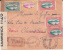 GUADELOUPE - 1941 - ENVELOPPE RECOMMANDEE De CAPESTERRE Pour CLERMONT PUIS PARIS Avec 2 CENSURES US+ COMMISSION B - Guerre De 1939-45