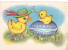 CHICKEN, EGG, EASTER, COMICS, 1968, CARD STATIONERY, ENTIER POSTAL, SENT TO MAIL, ROMANIA - Gallinacées & Faisans