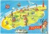 Holland, Netherlands, Texel, Cartoon Map, 1982 Used Postcard [P9112] - Texel