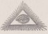 Freemasonry, Seeing Eye, Triangle, Masonic Symbol, Postcard, Used, Belgium - Franc-Maçonnerie