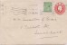 King Edward, GB / Great Britain Postal Stationery Cutout Used On Cover - Errors, Freaks & Oddities (EFOs