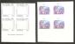 St Vincent Grenadines 1988 $1 Explorer Livingstone & Boat Imperforate Colour Separation Proof Blocks X 6  MNH - St.Vincent & Grenadines