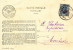 170/19 - Carte SNCB TP Service Lion Héraldique 50 C OOSTENDE 1935 - Au Verso Cachet De Gare OOSTENDE - Storia Postale
