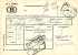 176/19 - Carte SNCB TP Service Petit Sceau 90 C VEURNE 1951 - Au Verso 2 X Cachet De Gare VEURNE - Brieven En Documenten