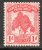 Gilbert & Ellice Islands 1911 - 1d Red SG2 LHM Cat £50 As HM SG2020 - Please See Description Below - Gilbert & Ellice Islands (...-1979)