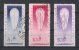 1933 RUSSIE RUSSIA URSS YT  PA  38-39-40 (o) ASCENSION SAVANTS PROKOVIEV GODOUNOV BIRNBAUM STRATOSPHERE BALLON - Used Stamps