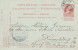 204/19 - Entier Postal Grosse Barbe KNOCKE 1905 Vers Allemagne - Repiquage Au Verso Grand Hotel - Cartes Postales 1909-1934