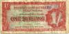 UNITED KINGDOM 1 SHILLING RED  MOTIF FRONT & MOTIF BACK ND(1948) PM18a READ DESCRIPTION !! - Forze Armate Britanniche & Docuementi Speciali