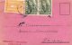 Greek Commercial Postal Stationery- Posted From Kyparissia [type XV Pmrk 16.9.1952, Arr. 17.9.1952] To Patras - Postal Stationery