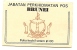 REF LANV4 - BRUNEI - CARNET AVEC 2 PANNEAUX DE 4 TP A L'EFFIGIE DU SOUVERAIN  5 ET 10 SEN - Brunei (1984-...)
