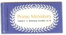 REF LANV4 - AUSTRALIE - CARNET "PREMIERS MINISTRES"AVEC 4 PANNEAUX DE 5 TP A LEUR EFFIGIE + PANNEAUX PUBLICITAIRES - Postzegelboekjes