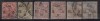 British India Used, Queen Victoria Service, (2 Scans) QV 14 Stamps, Some Colour Varities, - 1858-79 Kronenkolonie