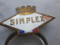 BLASON SIMPLEX 108 Mm * 60 Mm VOIR PHOTOS - Professionnels / De Société