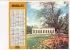 Almanach Des PTT 1955 "Bagatelle / Les Tuileries "  Paris, Orangeraie, Jardin Public, Fleurs, OBERTHUR - Grand Format : 1941-60