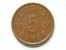 1926 - 5 AURAR / KM 7.1 ( Uncleaned - Grade, Please See Photo ) ! - Islande