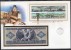 Numislettre - (Timbres + Billet) - Hongrie - 1986 - Commemorative Sheets