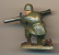 Figurine STARLUX (France) : Soldat Lance-Roquette, Militaire, Armée De Terre - Starlux