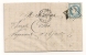 LETTRE ENVELOPPE DE MARSEILLE A AJACCIO / CACHET BATEAU A VAPEUR MARSEILLE 9 AVRIL 1875 / CACHET LOSANGE CP5201 - 1849-1876: Période Classique