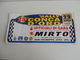 B3 TARGA Adesivo Stiker Etiqueta PLACCA TARGA RALLYE 25 CONCA D'ORO CM. 20 X 40 CAR RACE SEE AUTOMOBILIA CORLEONE - Rally-affiches